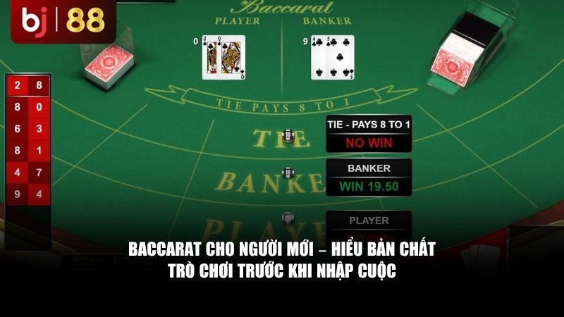 Baccarat cho người mới – Hiểu bản chất trò chơi trước khi nhập cuộc