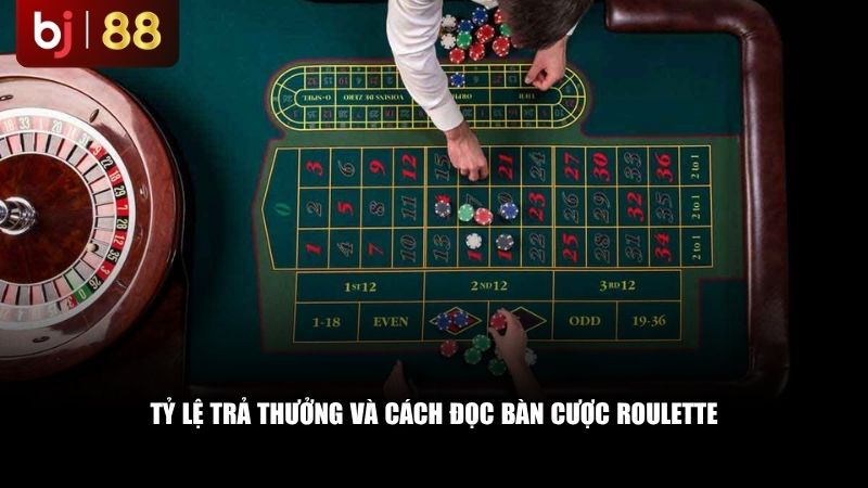 Tỷ lệ trả thưởng và cách đọc bàn cược Roulette