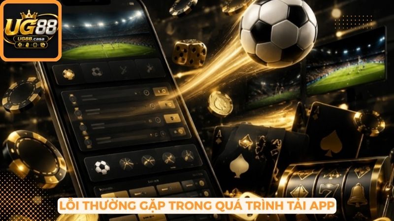 Lỗi thường gặp trong quá trình tải app