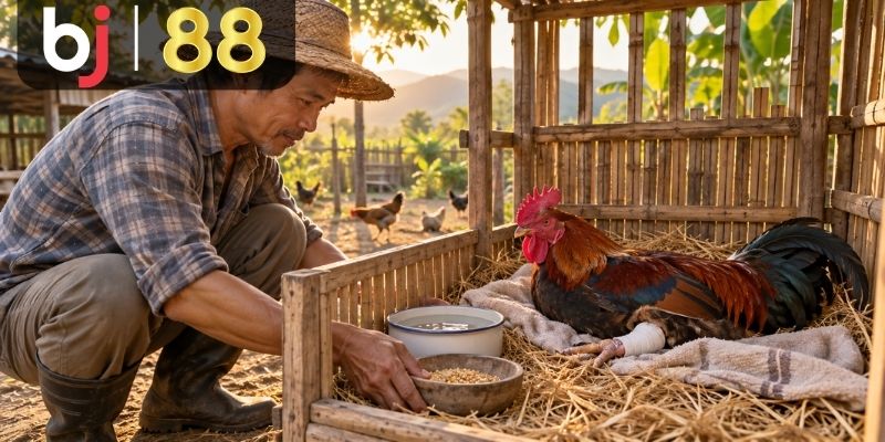 Cách chăm sóc gà sau khi bị chấn thương