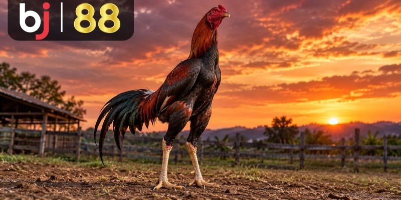 Quan sát cách di chuyển của gà chọi